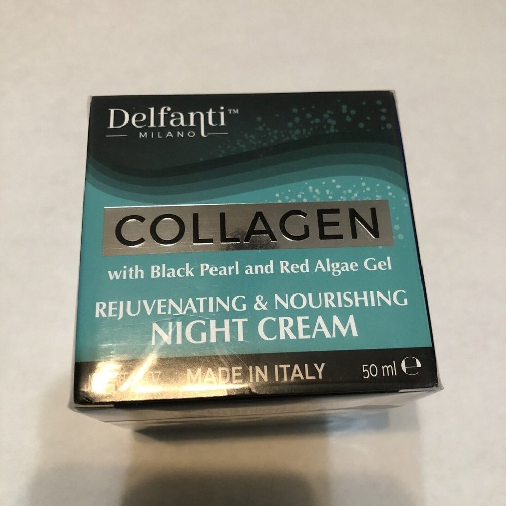 Delfanti Collagen Rejuvenating & Nourishing Night Cream 50 ml  NIB Sealed